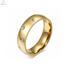 2 Gram Gold crystal wedding men's ring for men